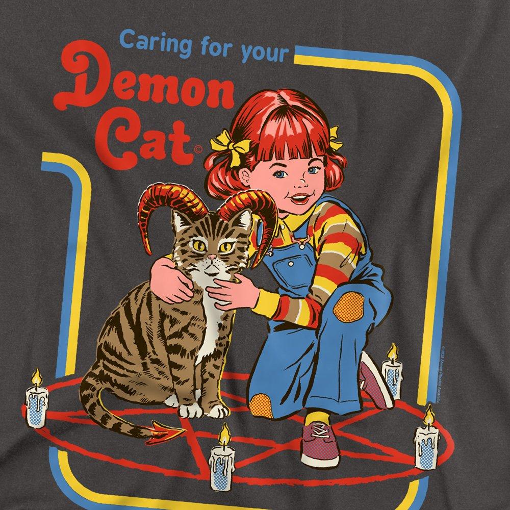 Charcoal - Steven Rhodes - Steven Rhodes Caring For Your Demon Cat Long Sleev - 2