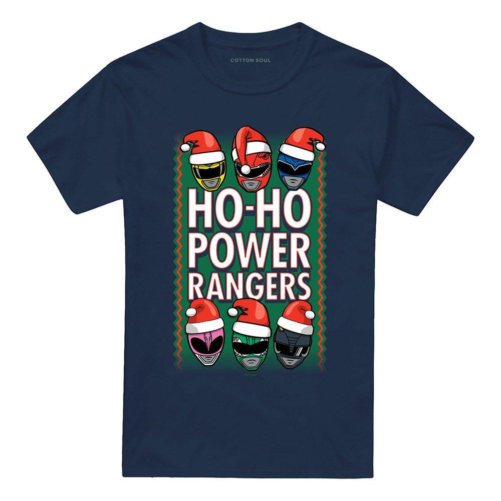 Navy - Power Rangers - Power Rangers Ho Ho Power Rangers T Shirt Navy - 4