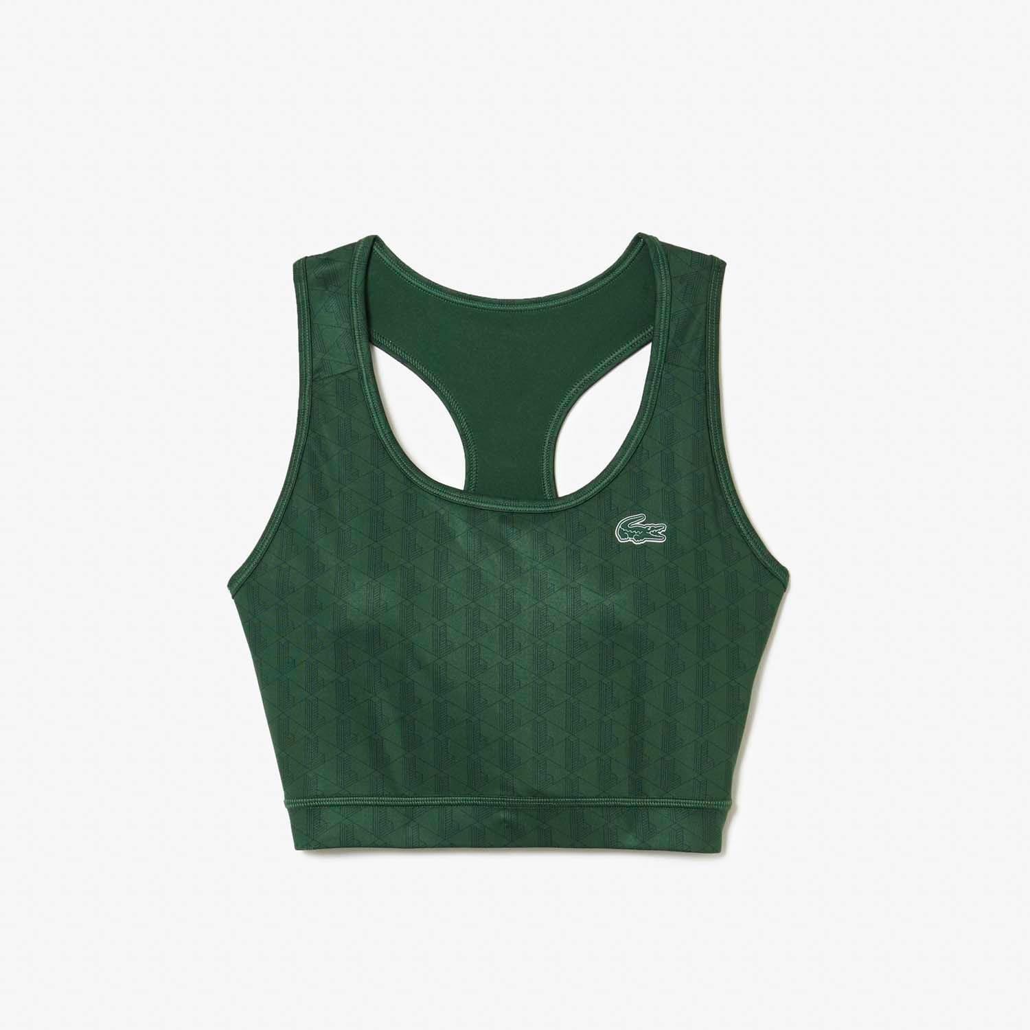 Green - Lacoste - Printed Sport Bra - 3