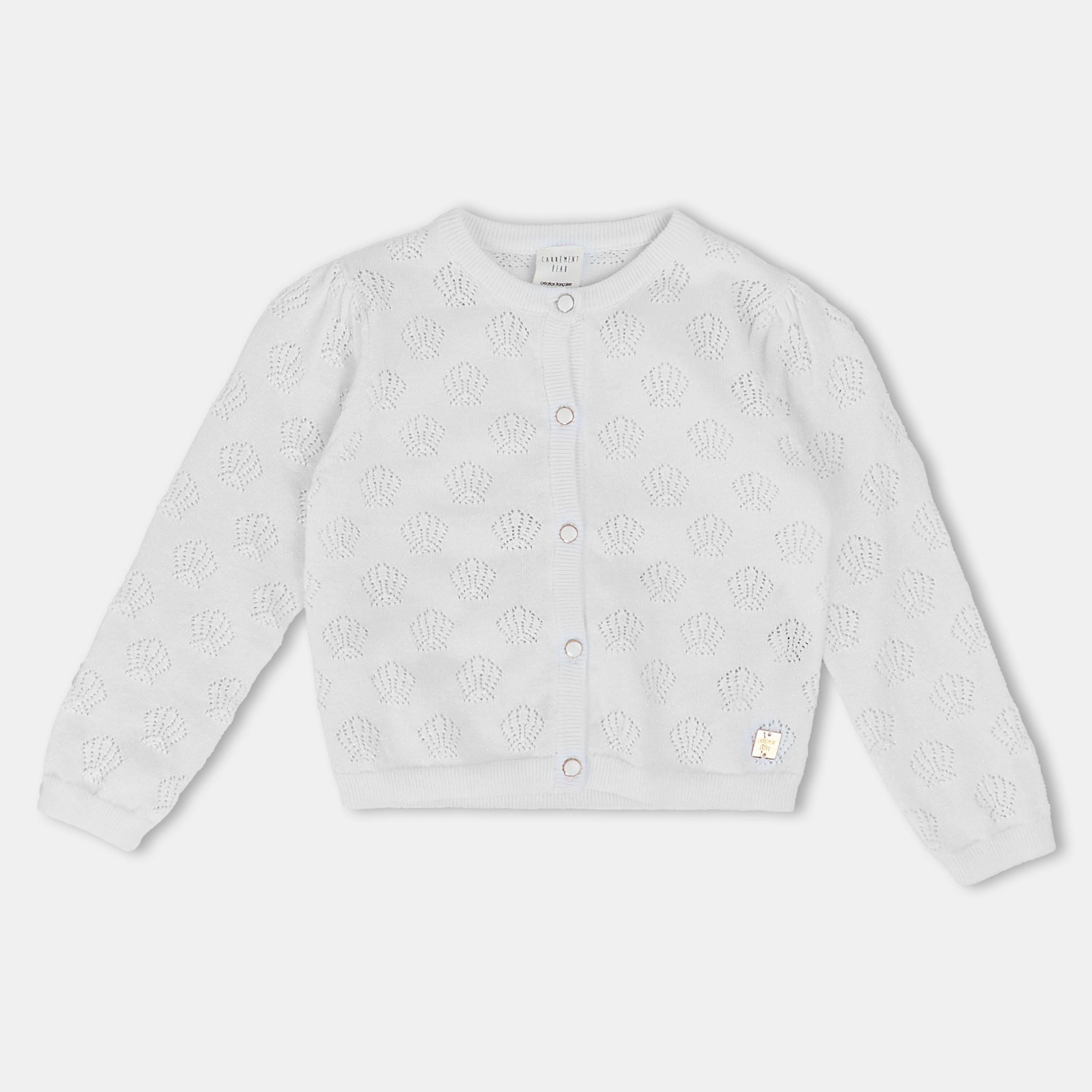 White - Carrement Beau - Kids' Cardigan - 1