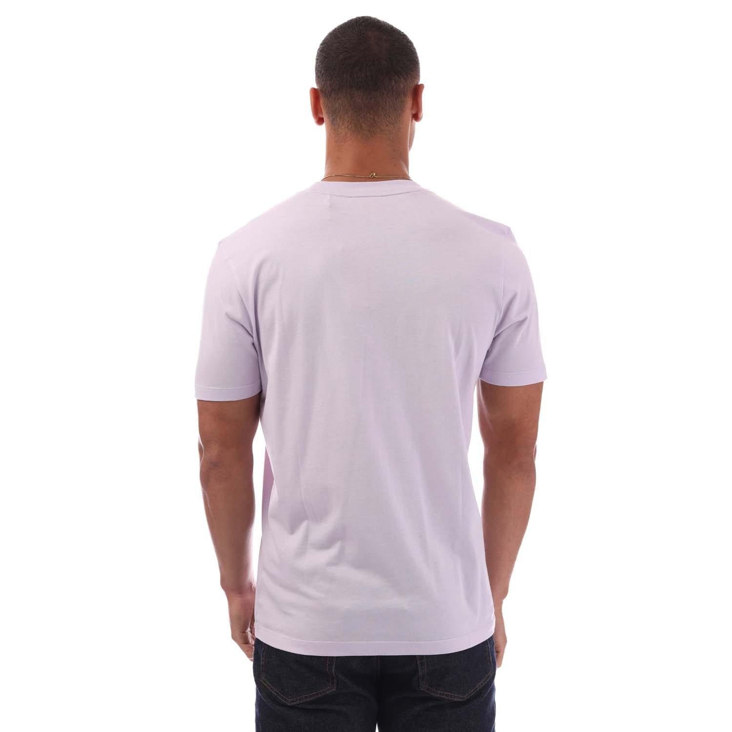 Purple - Hugo - Dulivio Regular Fit T-Shirt - 3