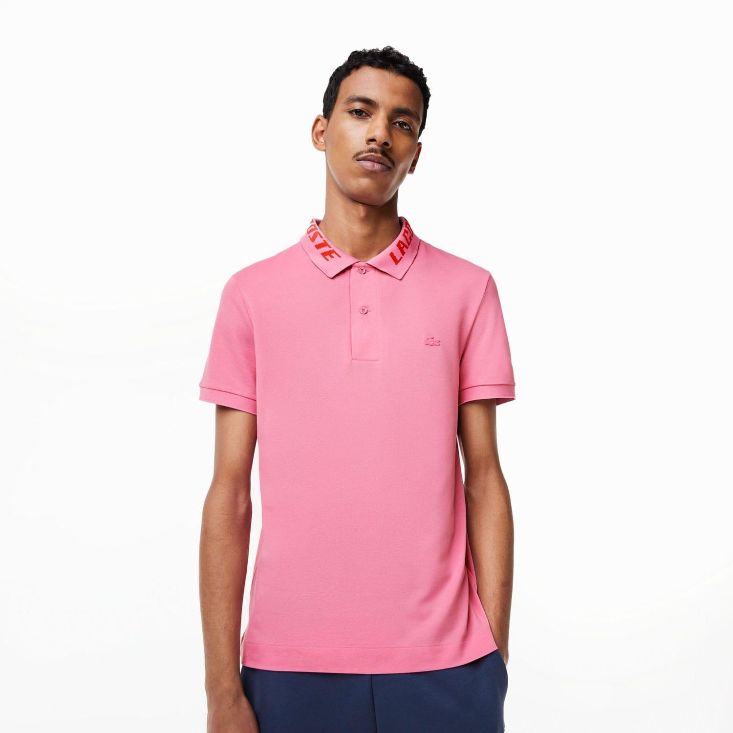 Pink - Lacoste - Slim Fit Movement Polo Shirt - 1