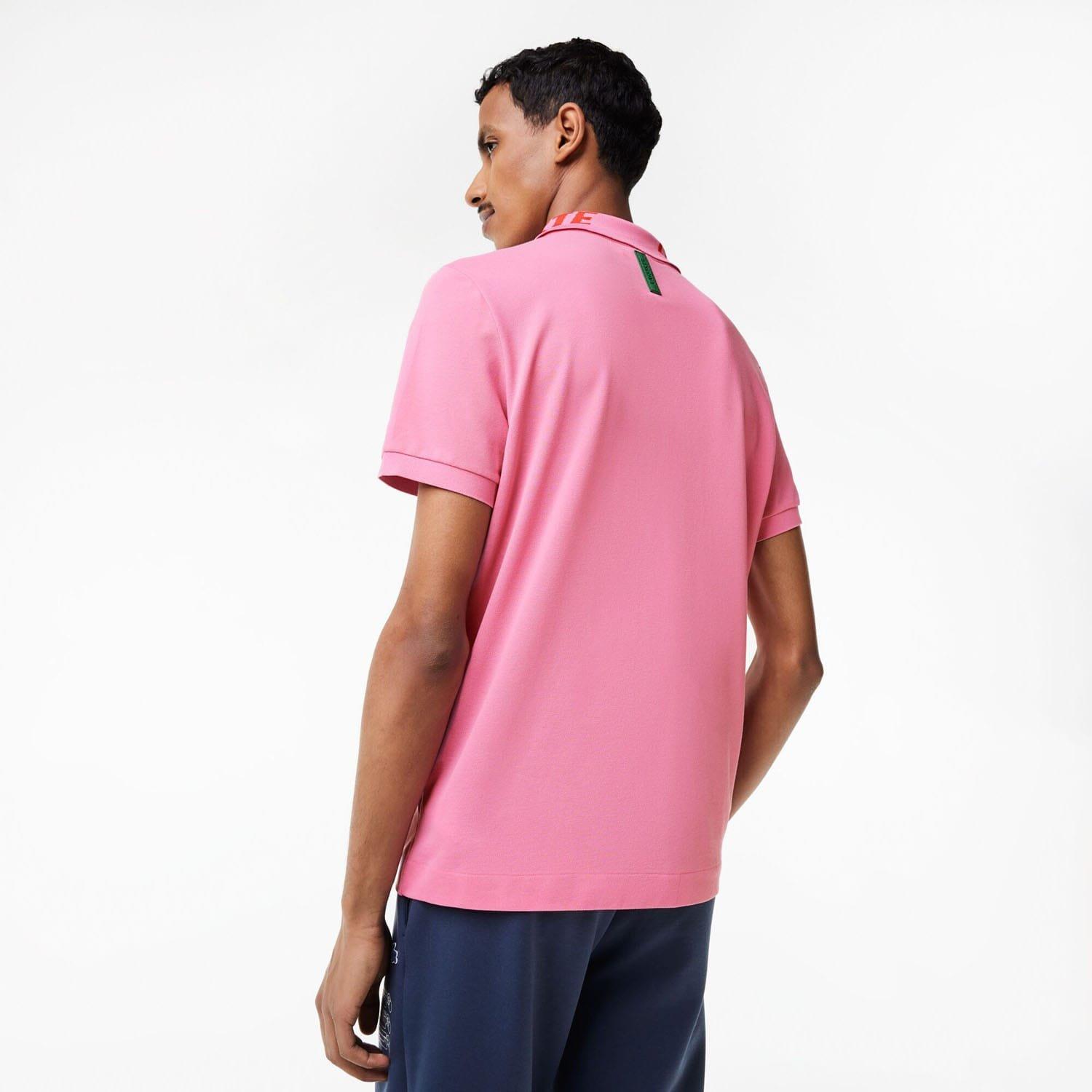 Pink - Lacoste - Slim Fit Movement Polo Shirt - 2