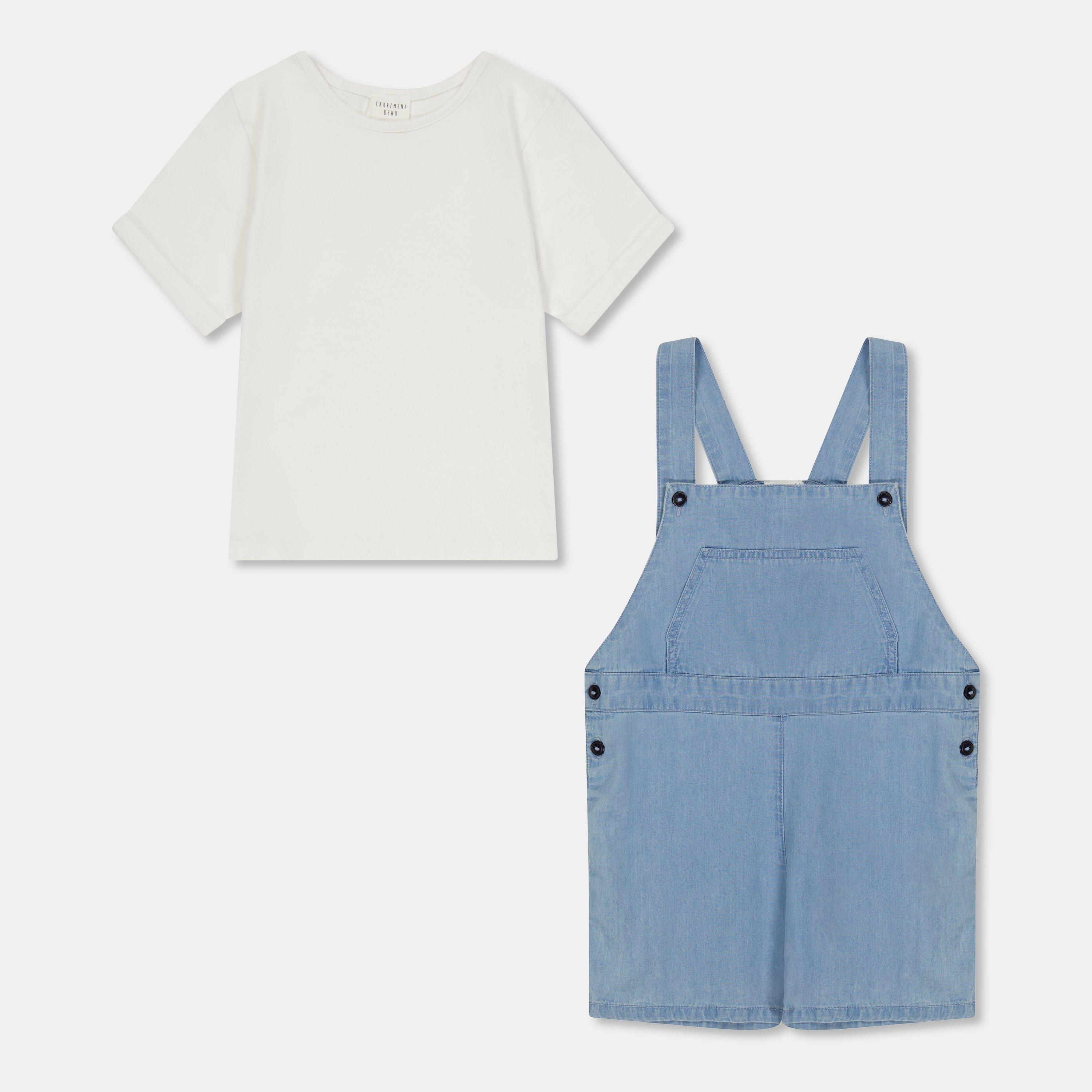 White Blue - Carrement Beau - Kids' Clothing Set - 1