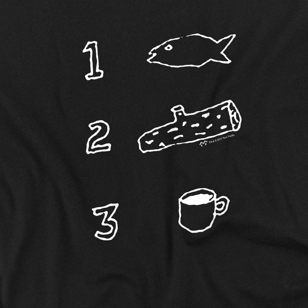 Black - Other - Twin Peaks Coffee Log Fish T Shirt Black - 2