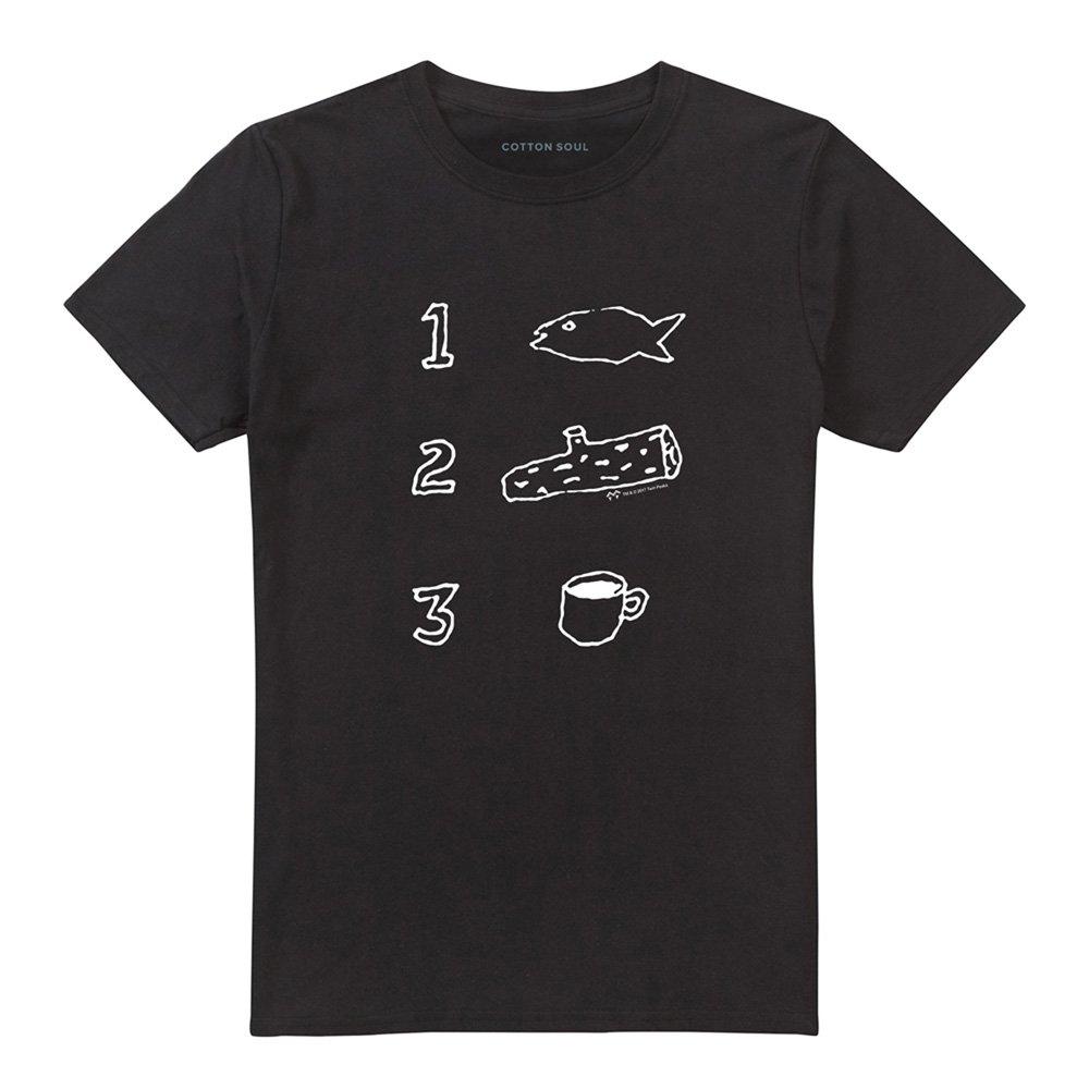 Black - Other - Twin Peaks Coffee Log Fish T Shirt Black - 4