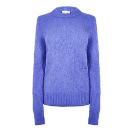 Ganni Brushed Effect Alpaca Jumper