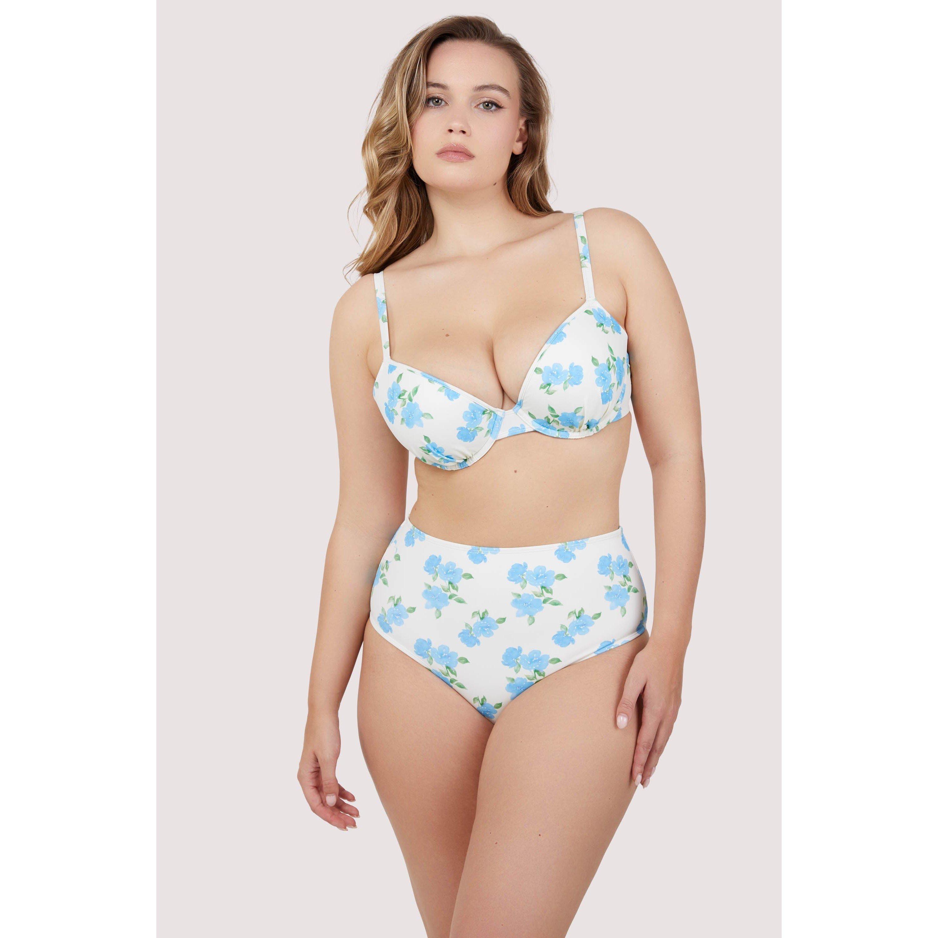 Abstract - Peek and Beau - Fb Mix/Match Abs Floral Plunge Bikini - 3