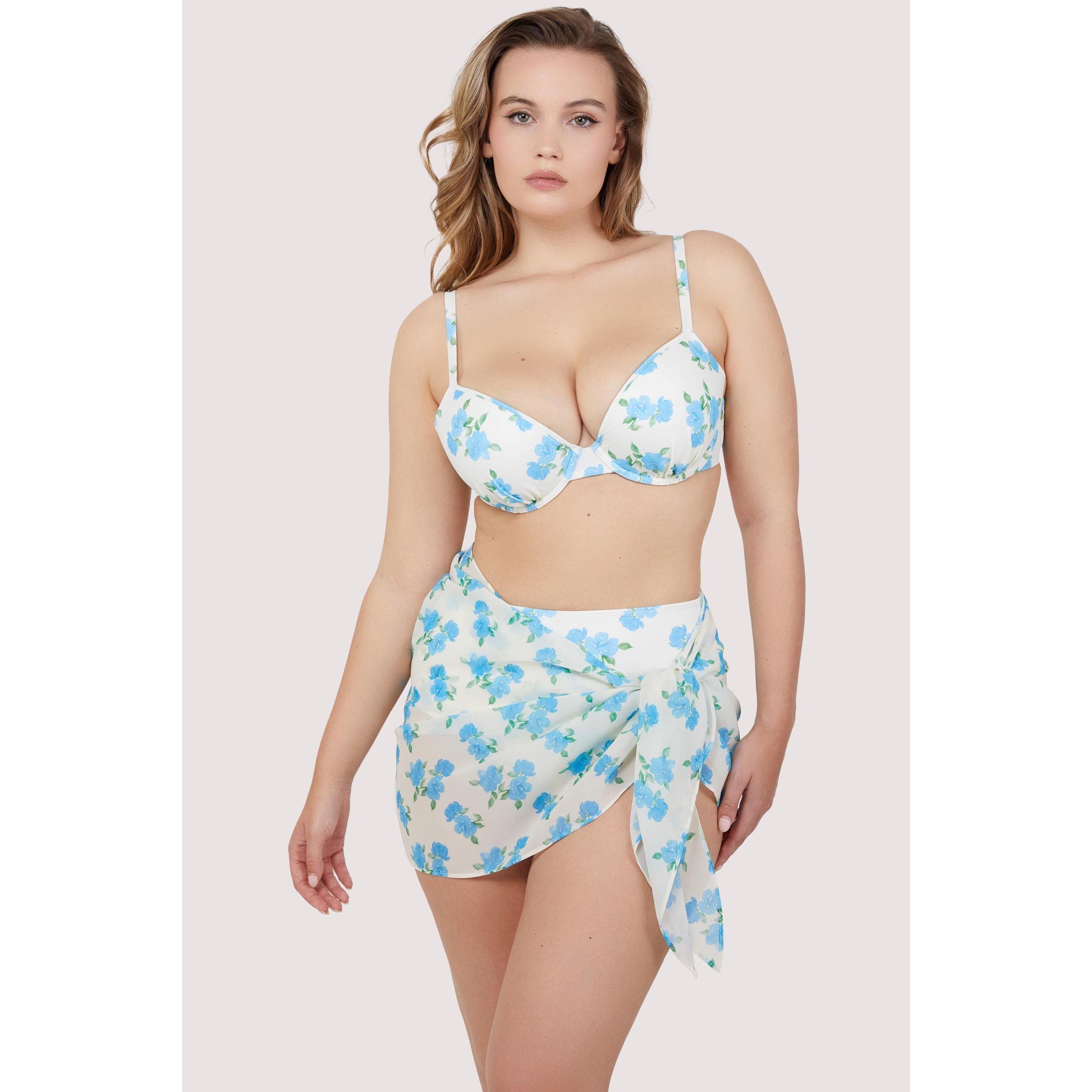 Abstract - Peek and Beau - Fb Mix/Match Abs Floral Plunge Bikini - 4