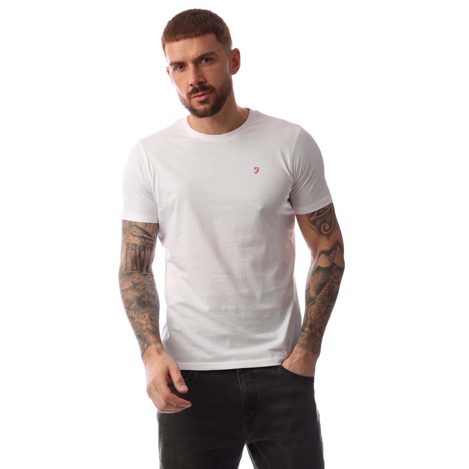 Navy Green - Farah - Fordham 5 Pack Lounge T-Shirts - 1