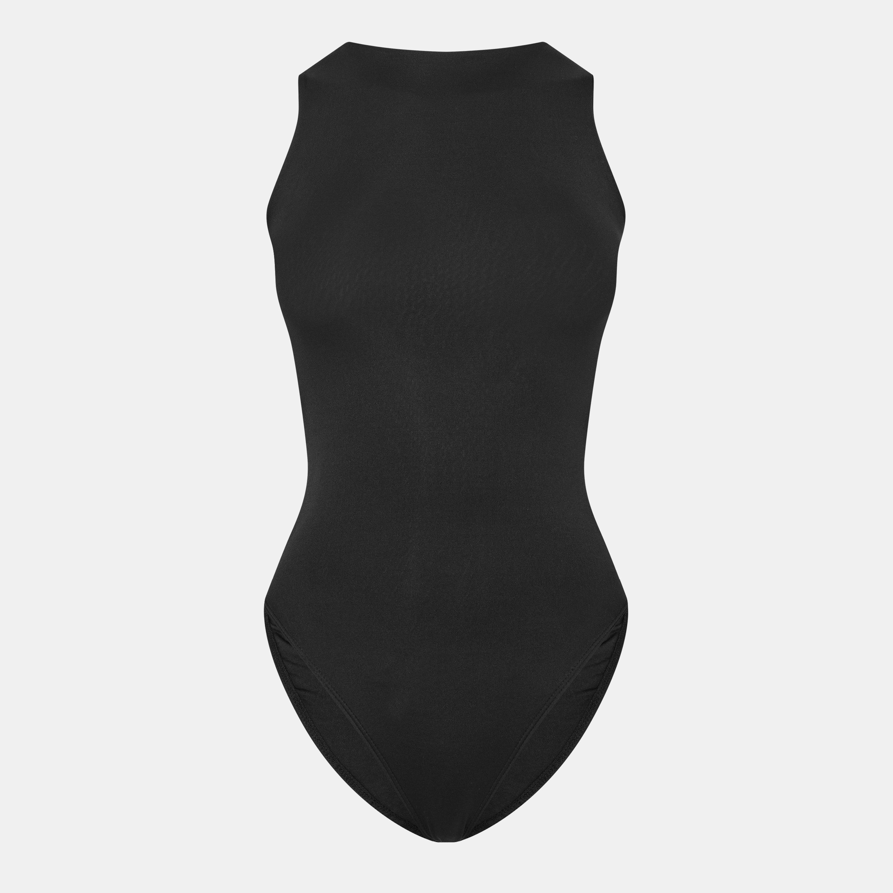 Black - Jack Wills - Second Skin Racer Bodysuit - 1