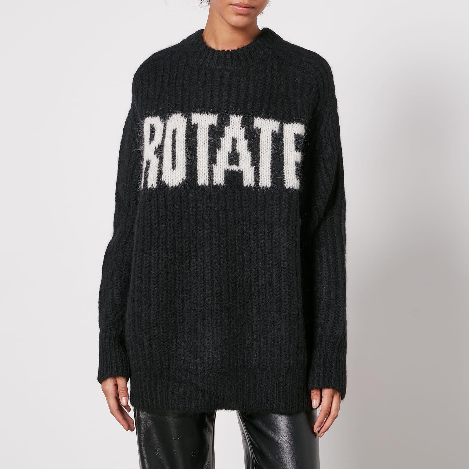 Black - ROTATE Birger Christensen - Oversized Knit Jumper - 1