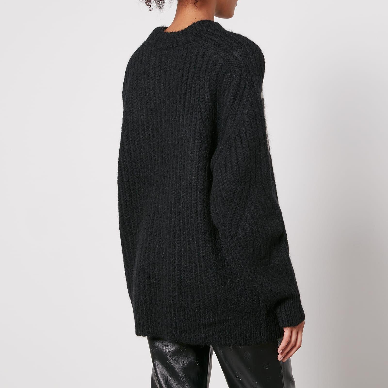 Black - ROTATE Birger Christensen - Oversized Knit Jumper - 2