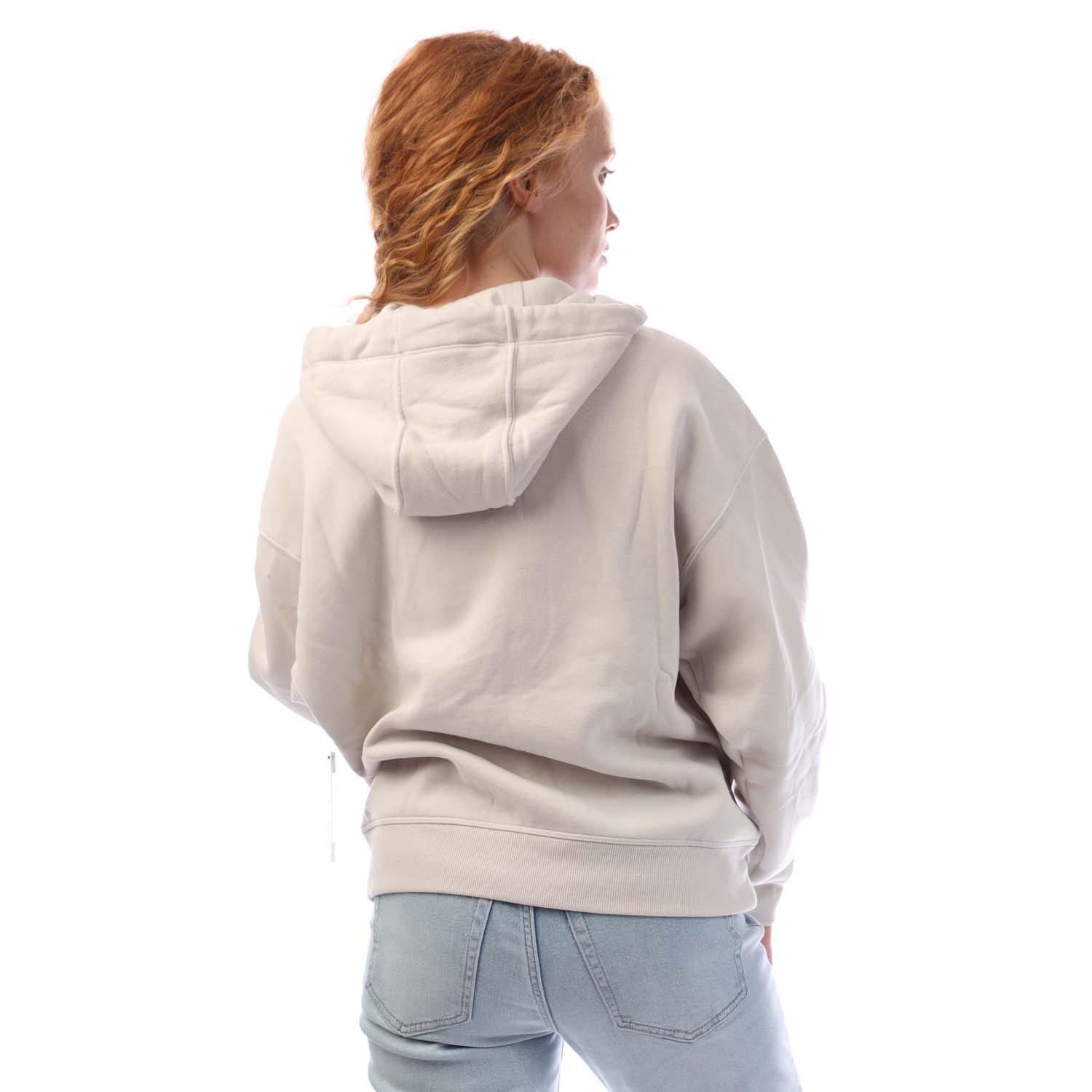 Off White - DKNY - Foil Logo Hoody with Pocket - 3