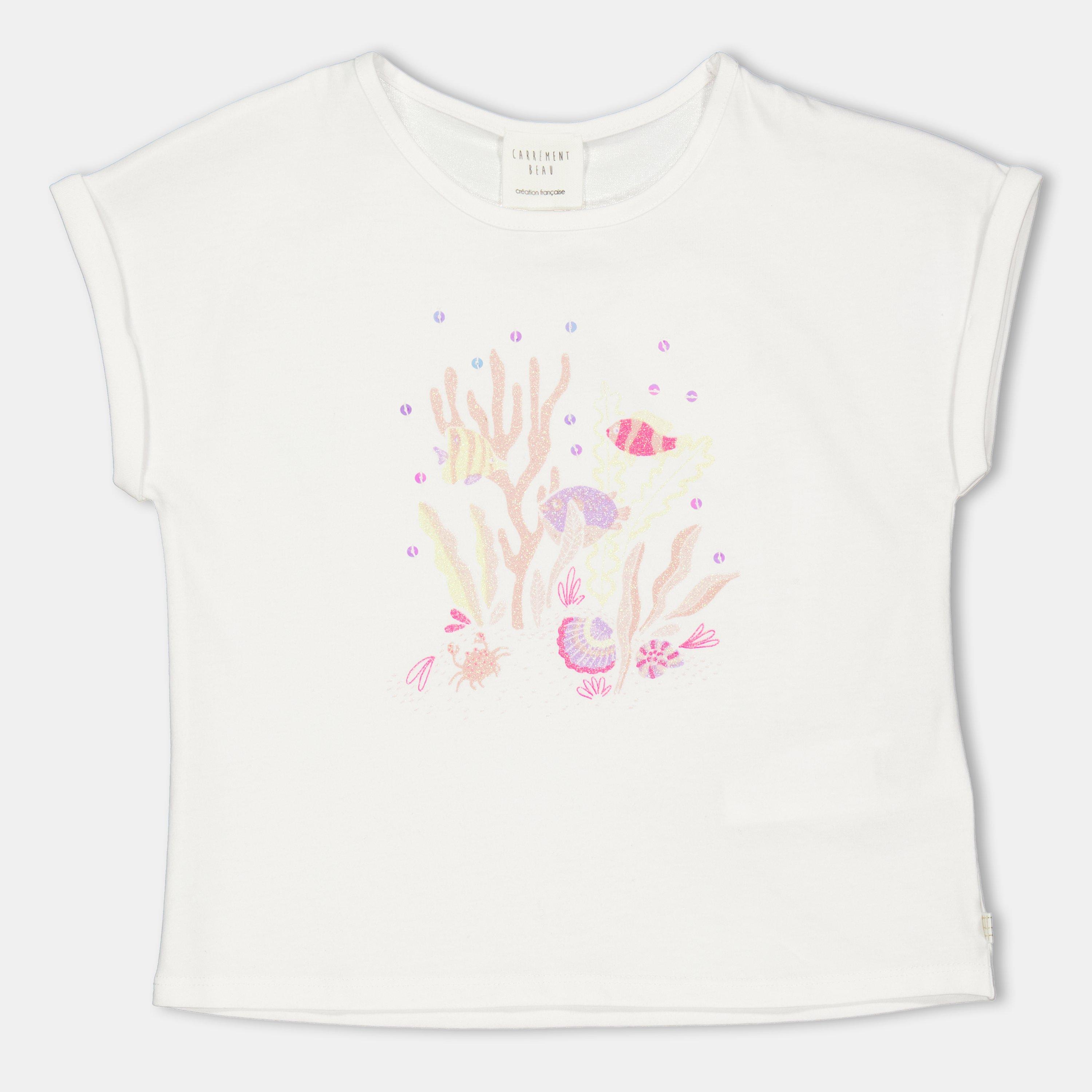 White - Carrement Beau - Kids' Short-Sleeve Regular Fit T-Shirt - 1