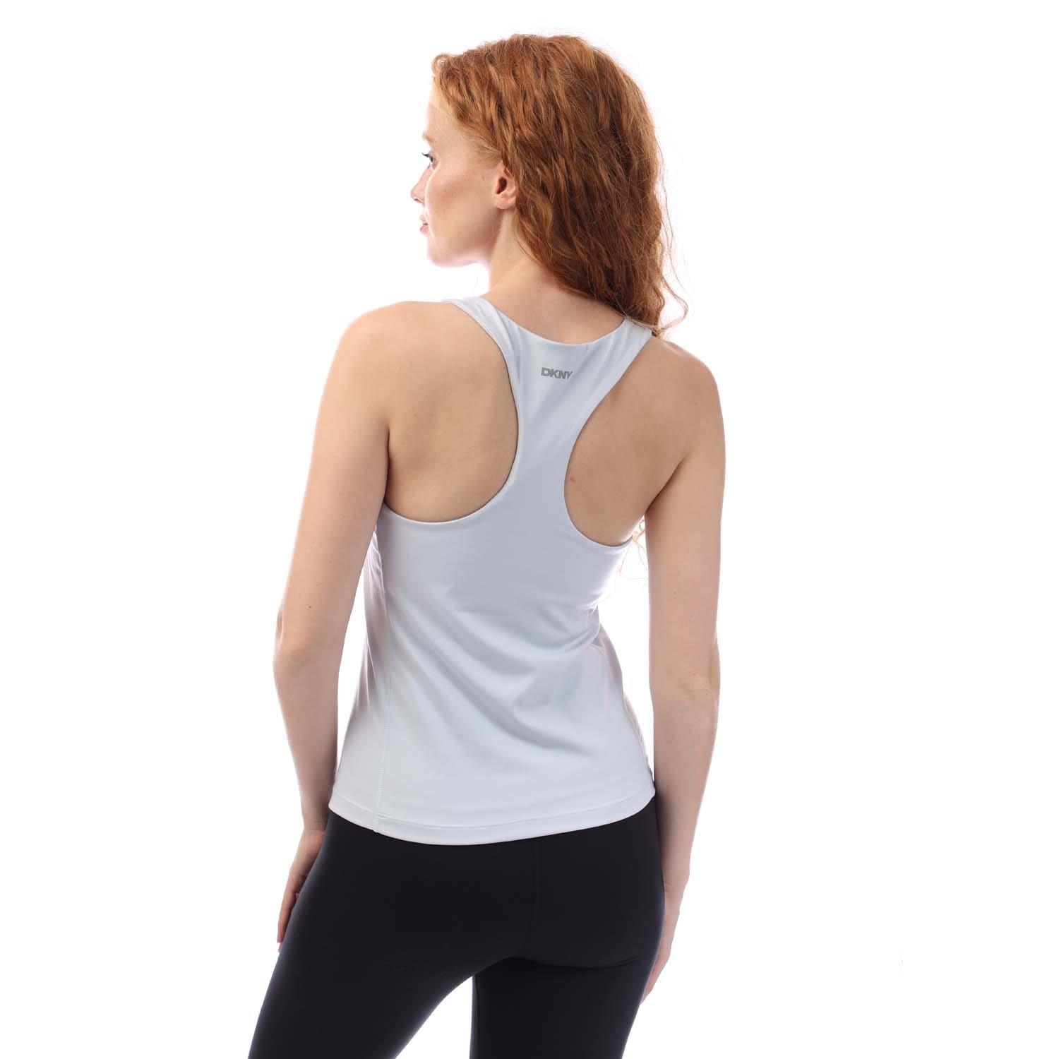 Grey - DKNY - Racerback SleevelessTank Top - 3