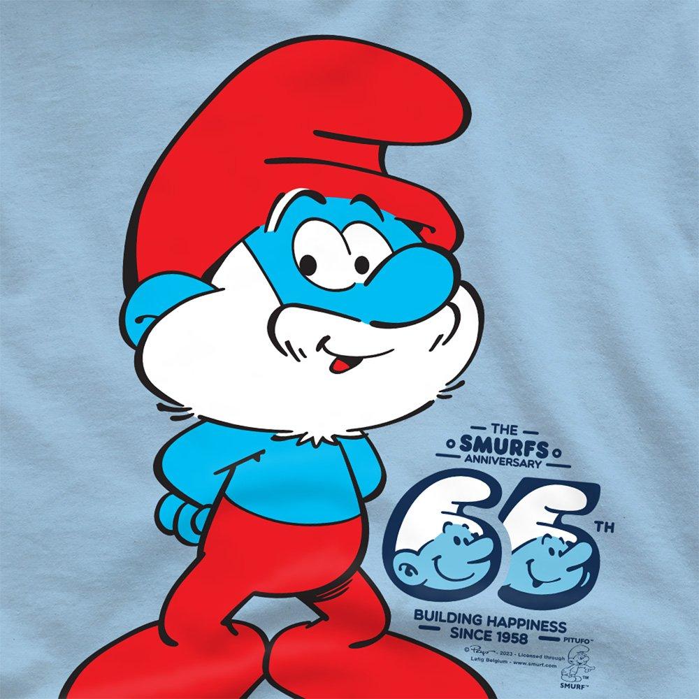 Blue - Other - Smurfs 65Th Anniversary Papa Smurf T Shirt Light - 2
