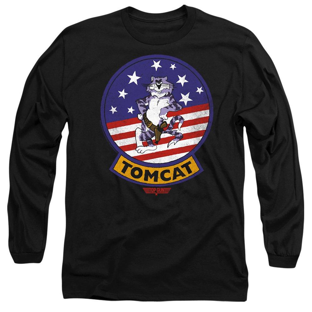 Black - Top Gun - Top Gun Tomcat Sigil Long Sleeve T-Shirt Black - 1