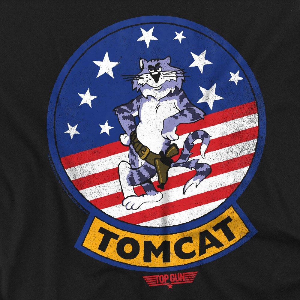 Black - Top Gun - Top Gun Tomcat Sigil Long Sleeve T-Shirt Black - 2