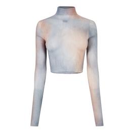 Off White Women's High Neck Ribbed Jumper