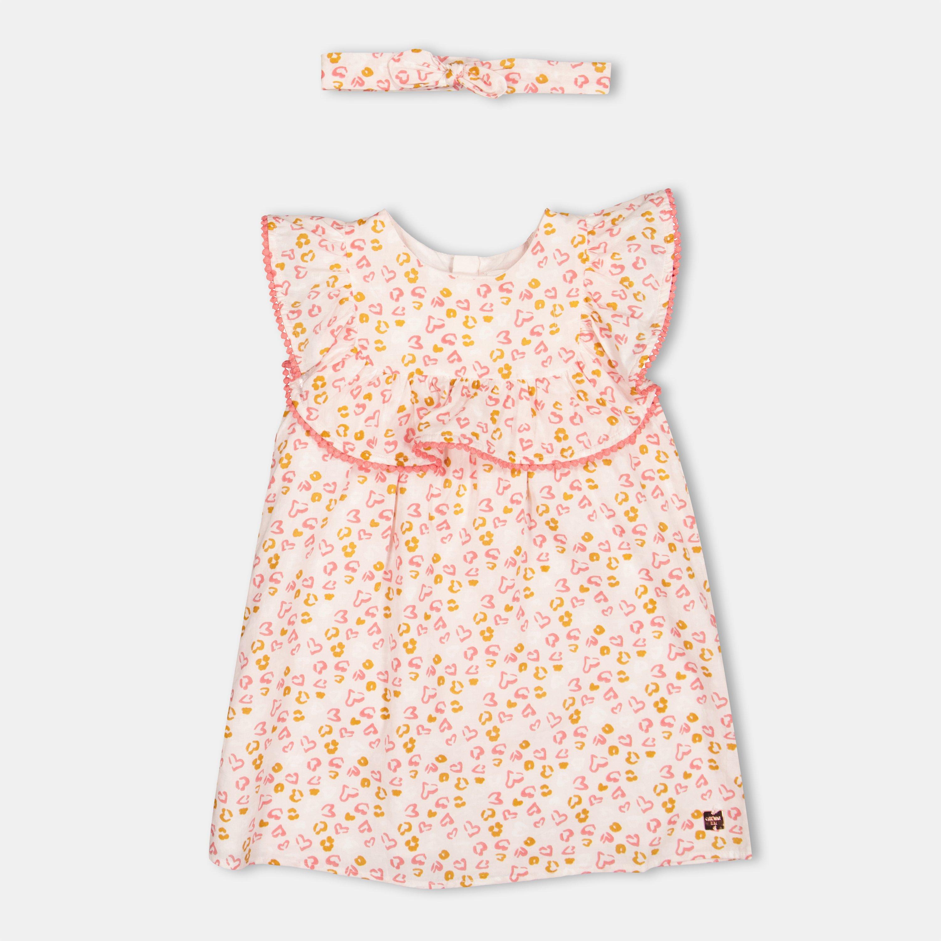 Carrement Beau  Newborn Kids' A-Line Dress - Apricot - 9M