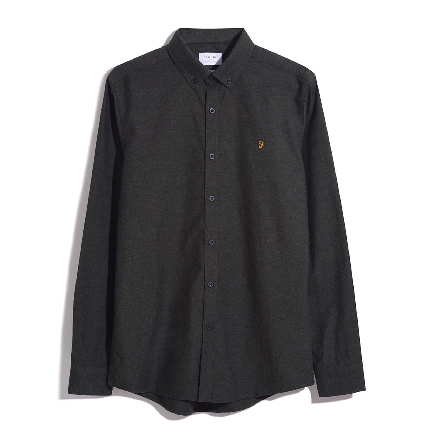 Green - Farah - Steen Slim-Fit Shirt - 1