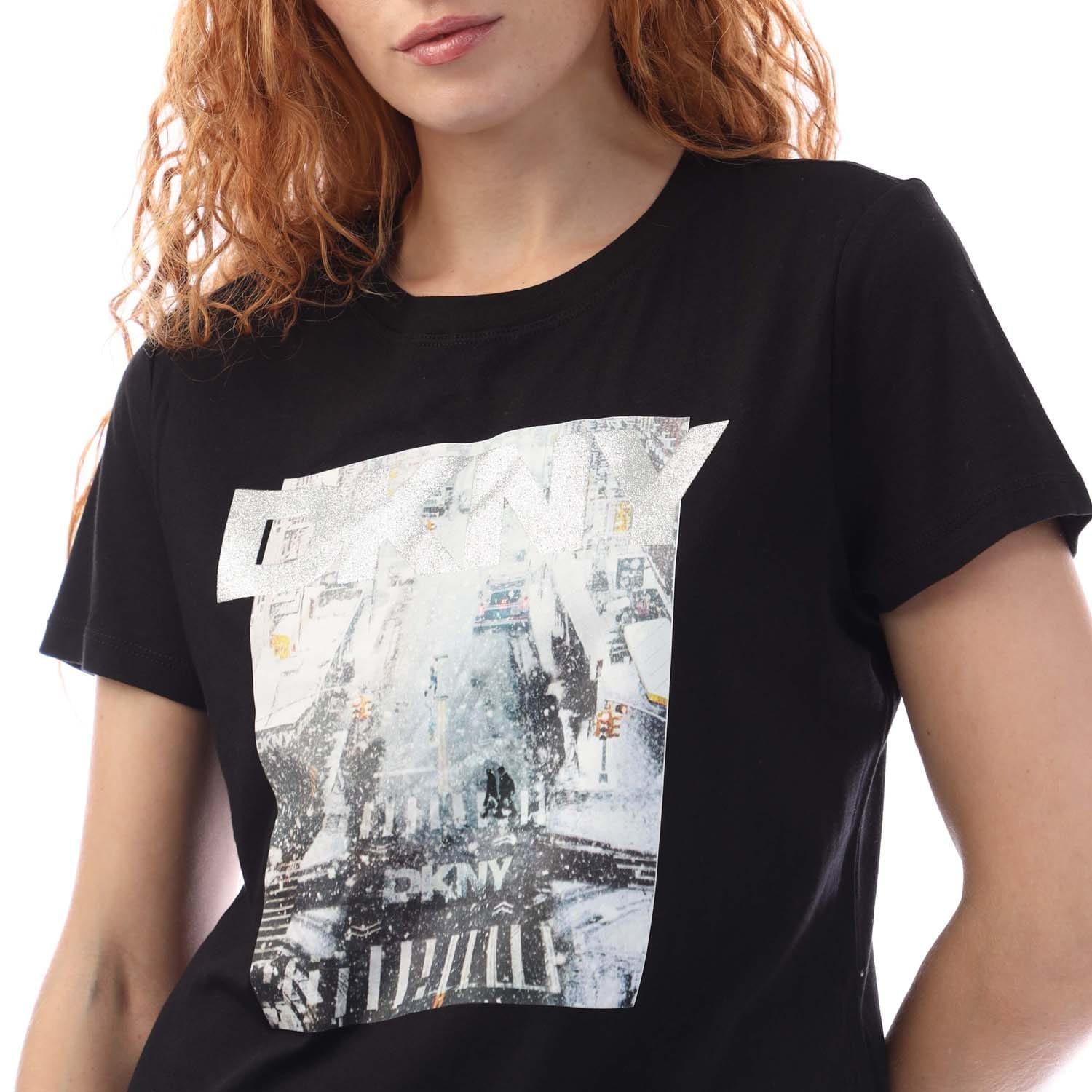 Black - DKNY - New York Snow T-Shirts - 2