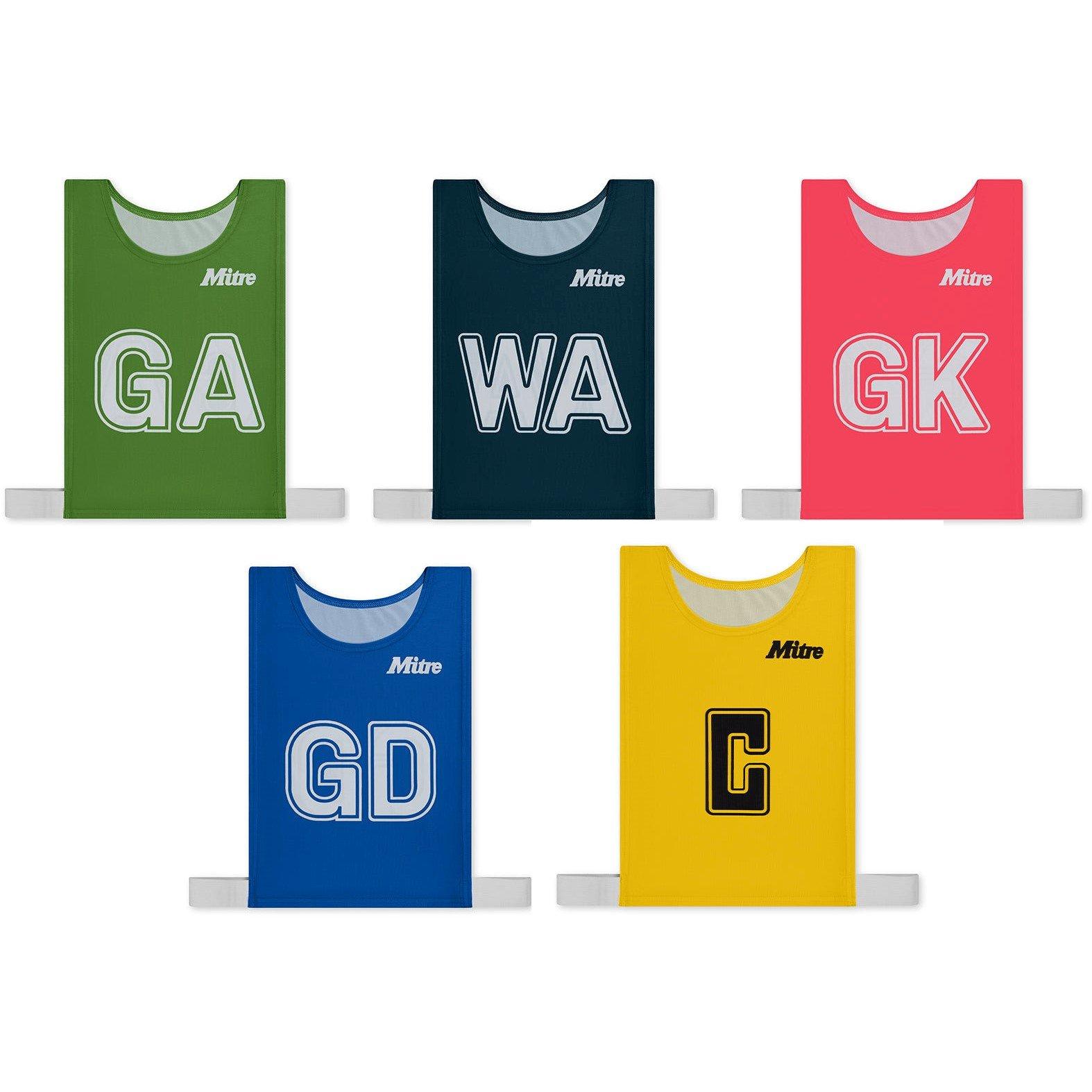 Navy - Mitre - Mitre Netball Pro Training Bibs - 2