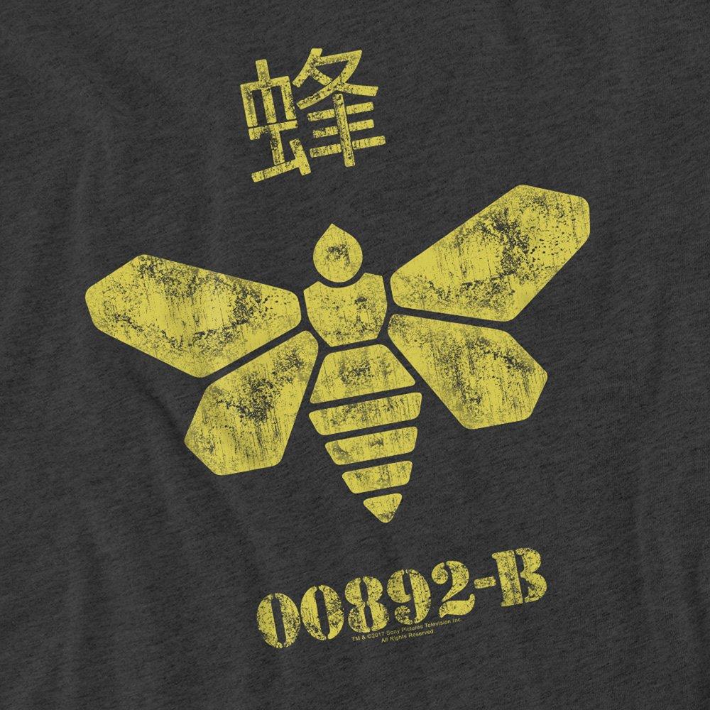 Grey - Breaking Bad - Breaking Bad Methylamine Barrel Bee T-Shirt Charc - 2