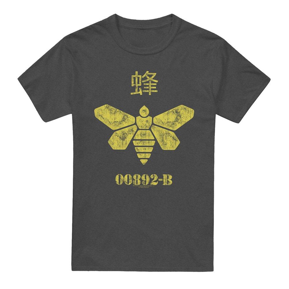 Grey - Breaking Bad - Breaking Bad Methylamine Barrel Bee T-Shirt Charc - 4