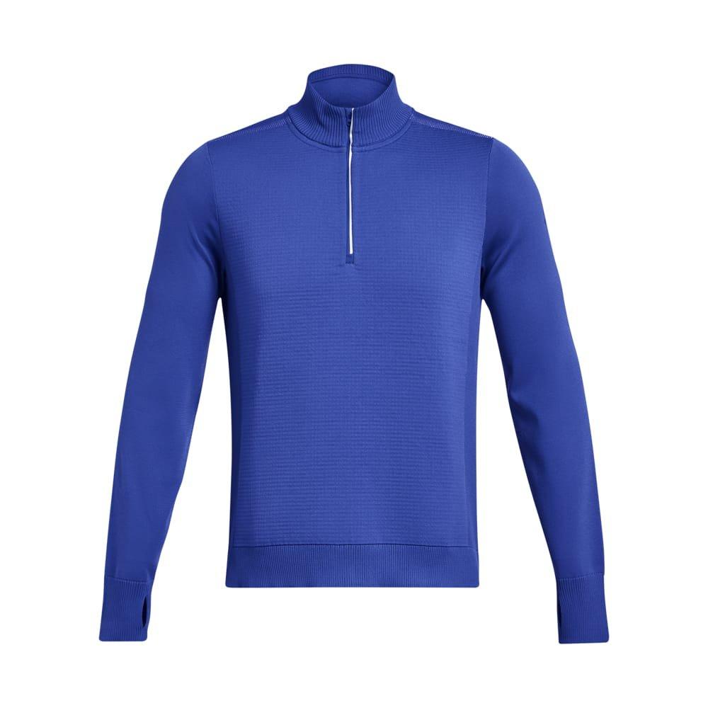 Blue - Under Armour - UA IntelliKnit Run ¿ Zip Top - 1