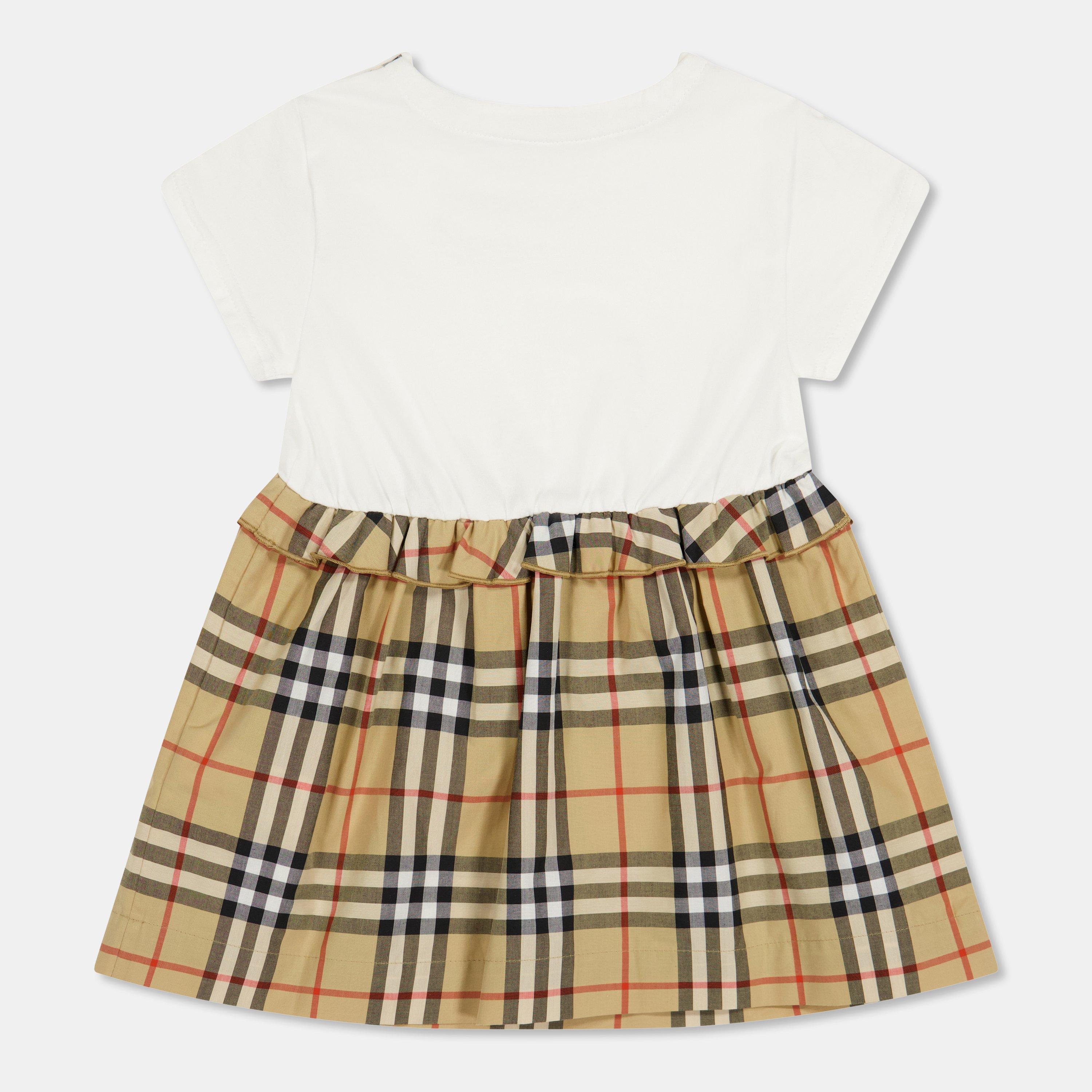 White A1464 - Burberry - Kids' Burb Rhonda T-Shirt Dress - 2