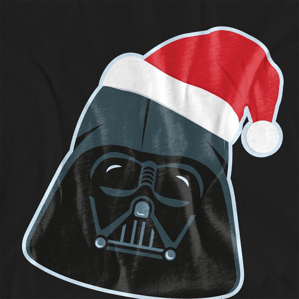 Black - Disney - Star Wars Darth Vader Christmas Santa Hat T-Shirt - 2