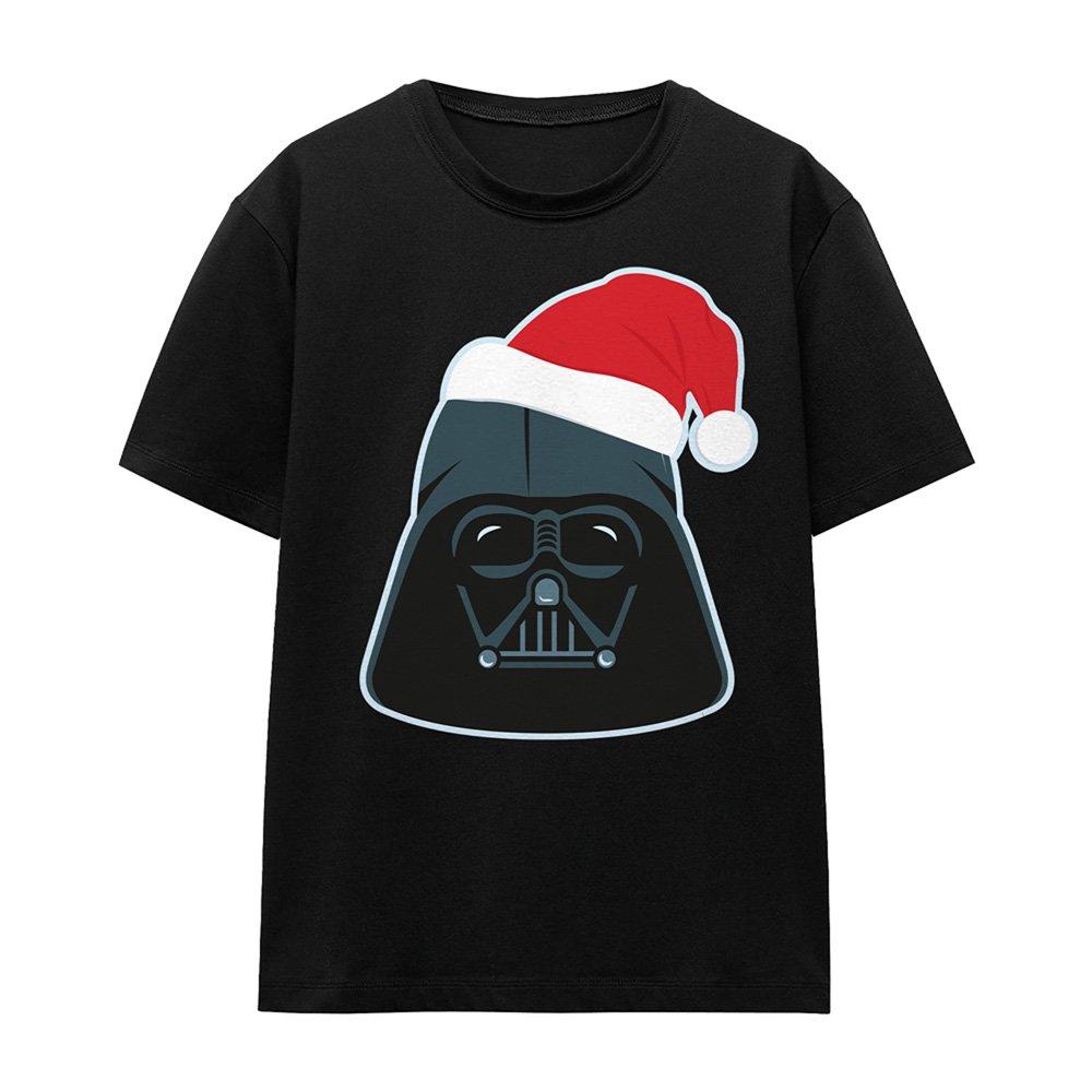 Black - Disney - Star Wars Darth Vader Christmas Santa Hat T-Shirt - 4
