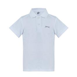 Slazenger Barbour logo embroidered polo shirt Weiß