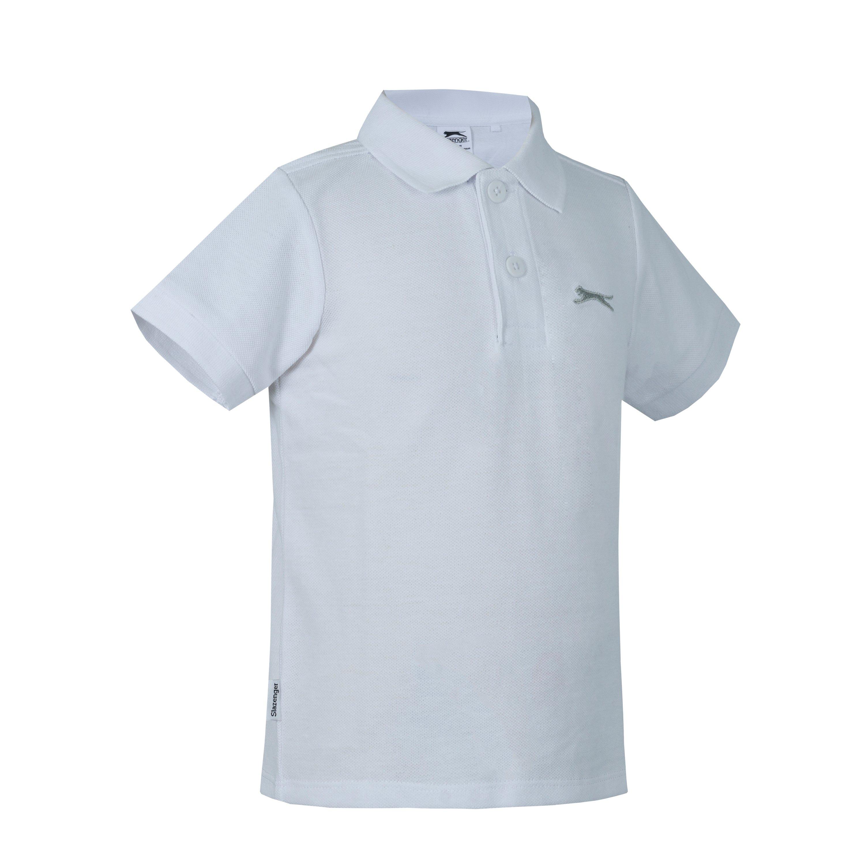White/Wht - Slazenger - Infant Boys 2 Pack Polo Shirts - 3