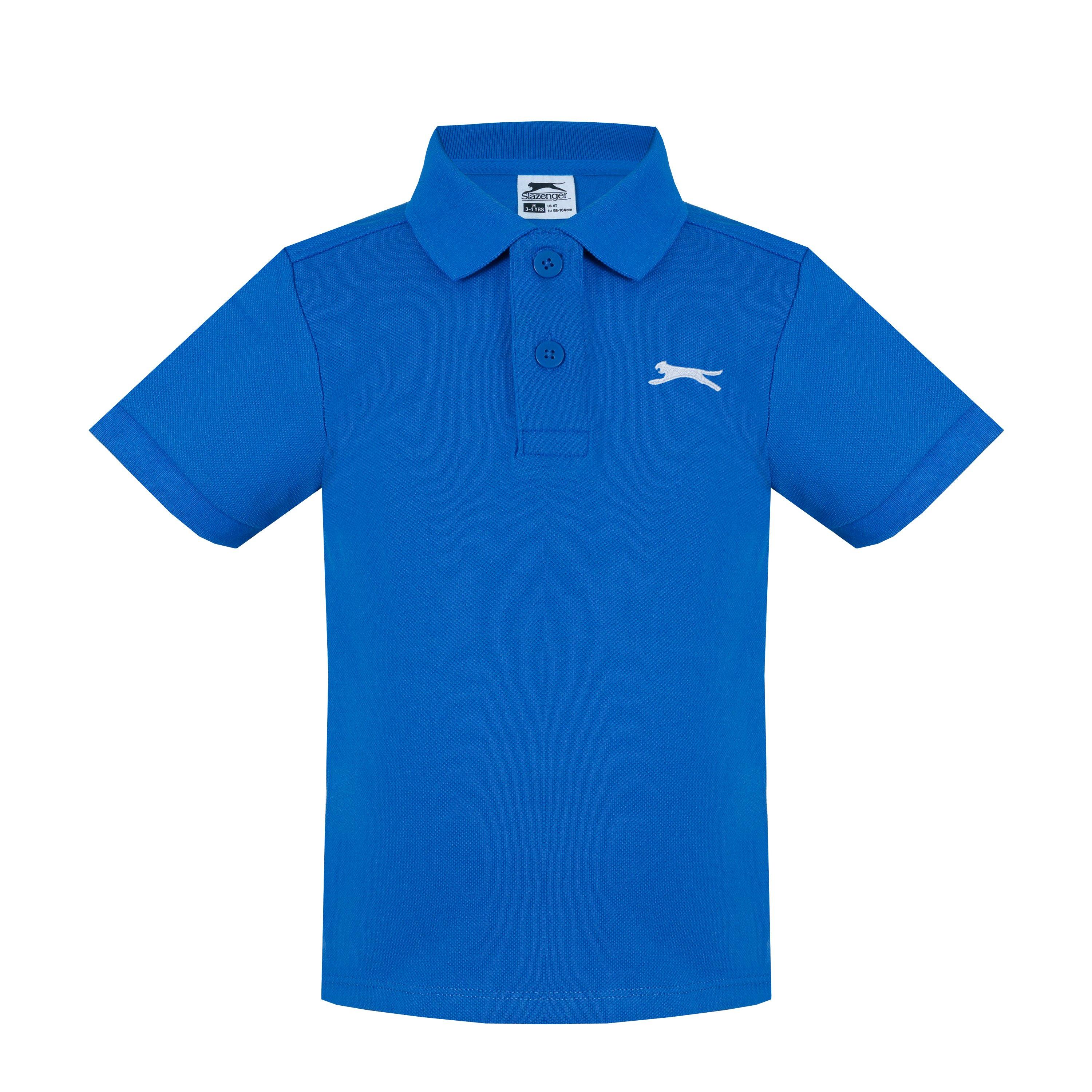 Ryl/Gry - Slazenger - Infant Boys 2 Pack Polo Shirts - 3