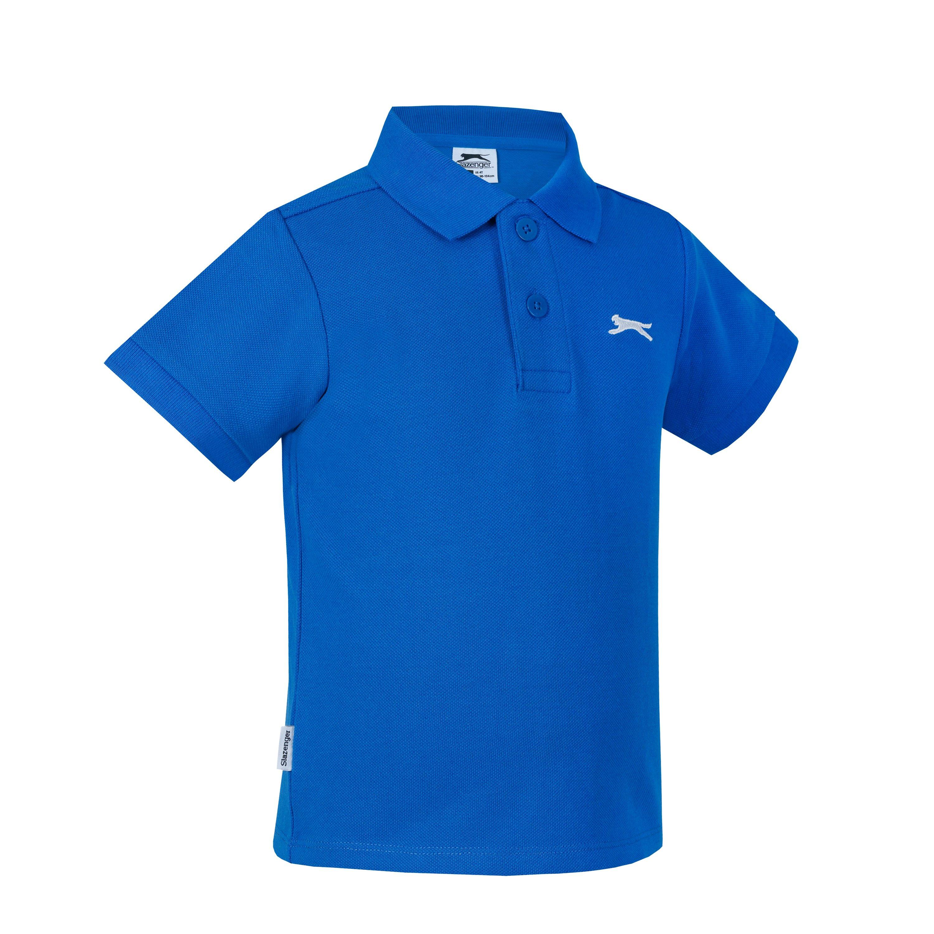 Ryl/Gry - Slazenger - Infant Boys 2 Pack Polo Shirts - 7