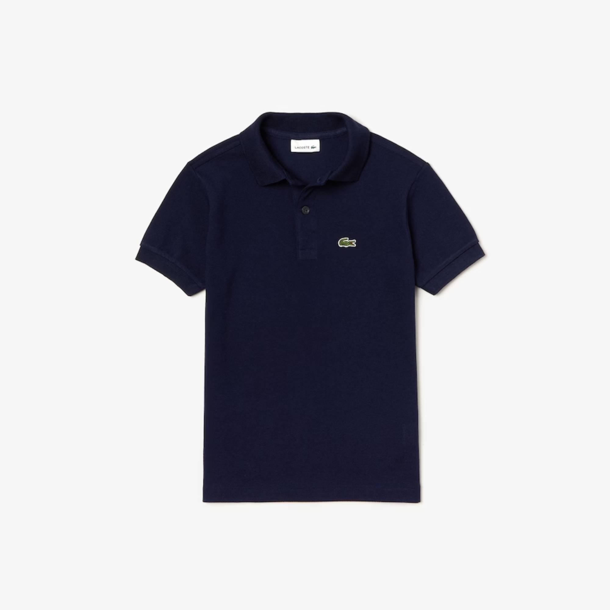Lacoste Boys ' Classic Pique Polo Shirt - Navy 166 09 - 12 Years