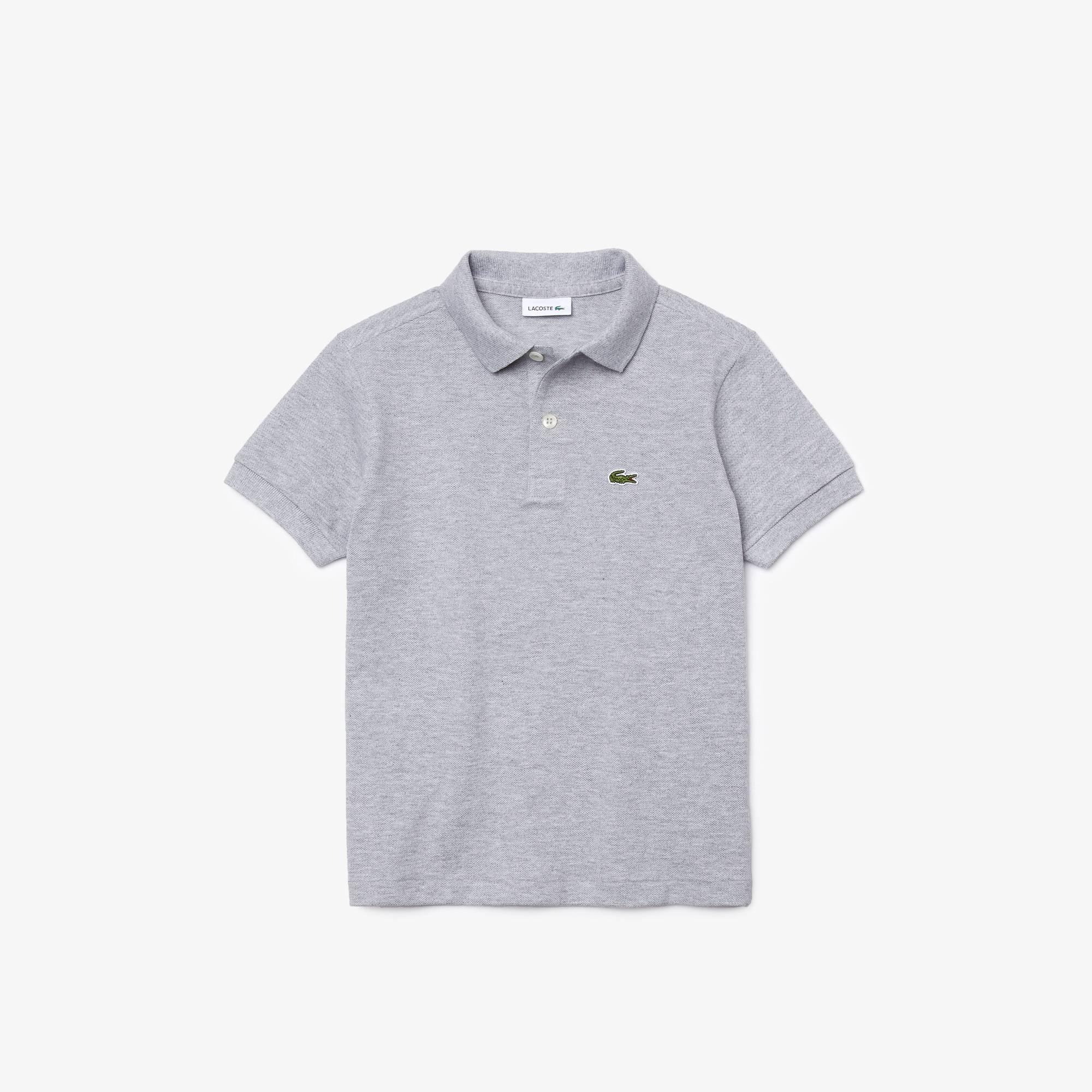 Lacoste Boys ' Classic Pique Polo Shirt - Grey Chine Cca - 6Y