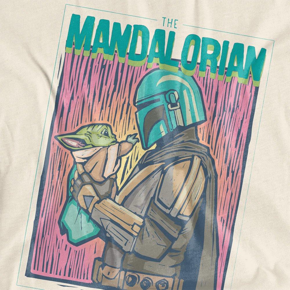 Beige - Star Wars - Star Wars The Mandalorian This Is The Linocut Way - 2