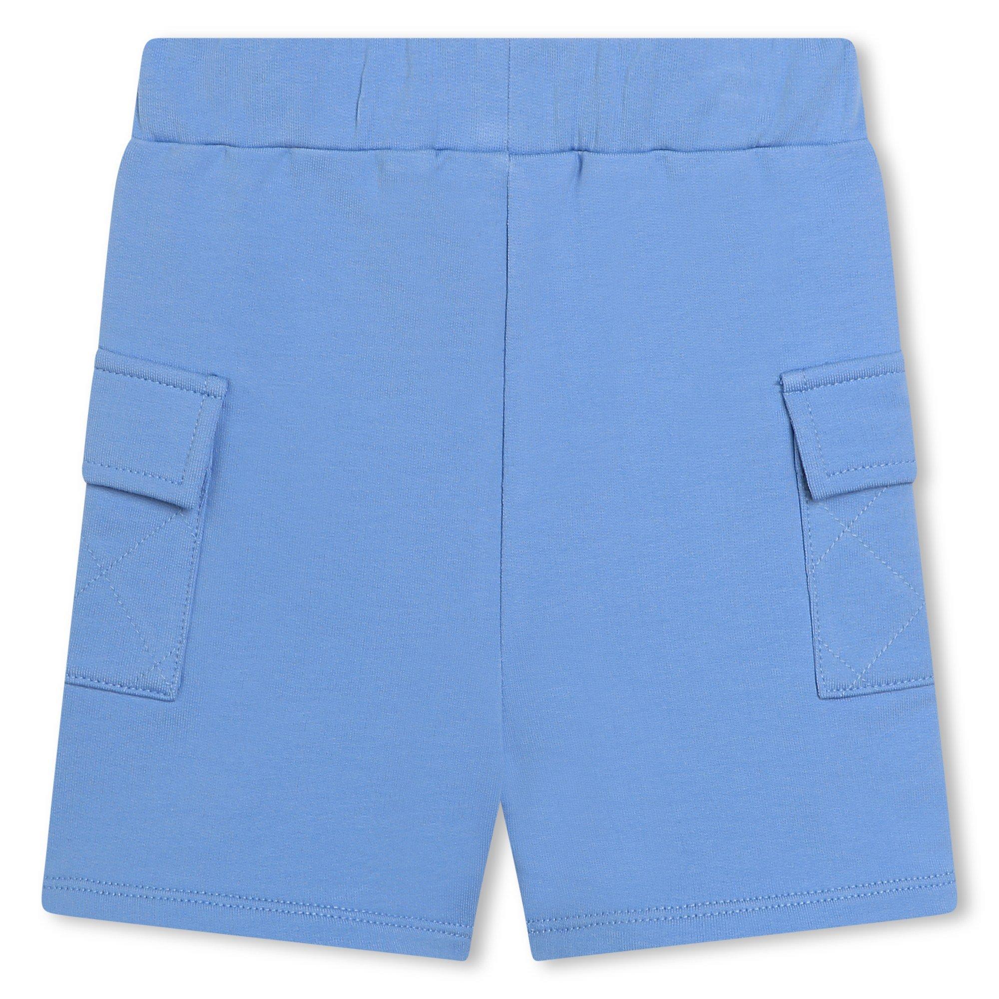 Blue - Carrement Beau - Kids' Jersey Jogger Shorts - 2