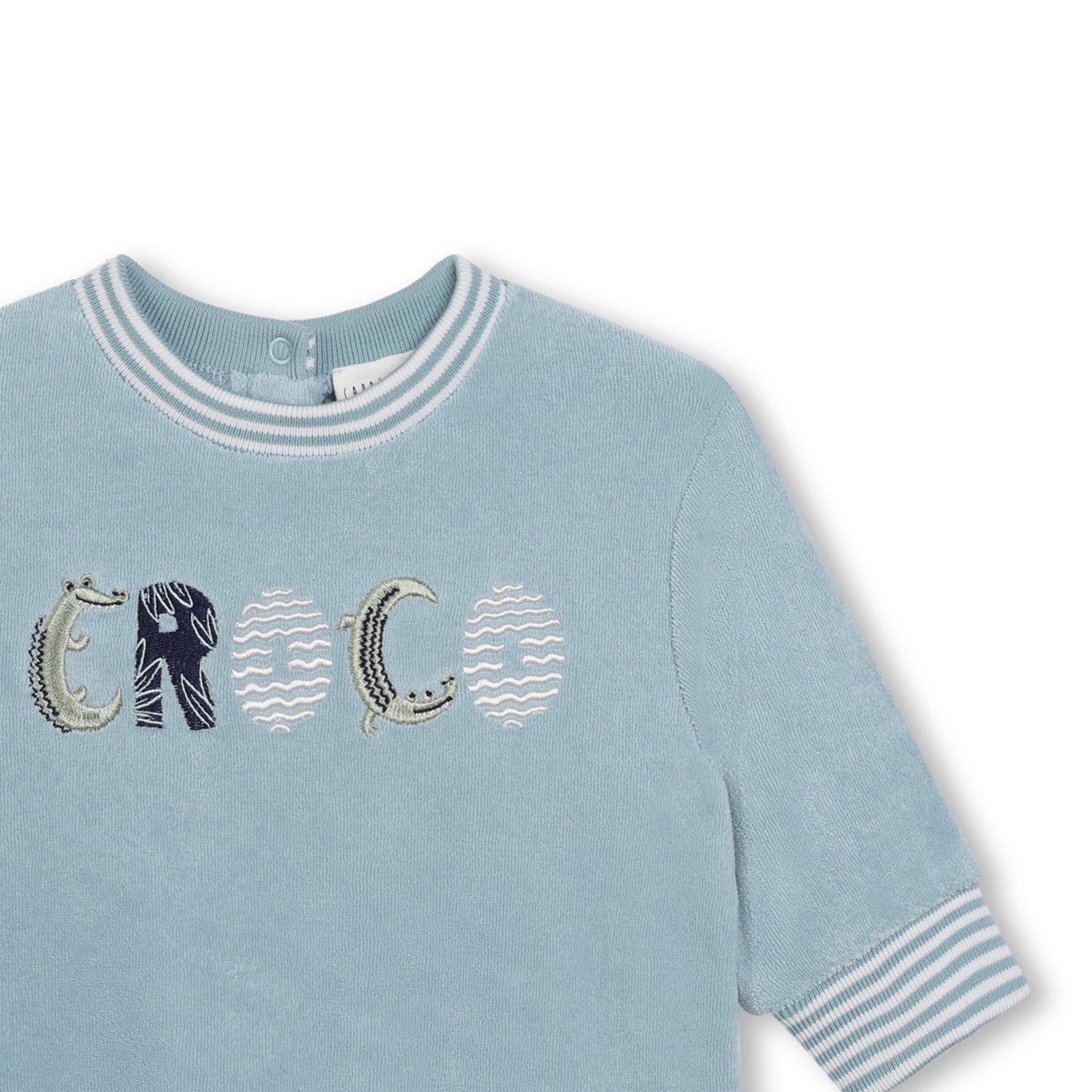 Turquoise - Carrement Beau - Kids' Crew Sweatshirt - 2