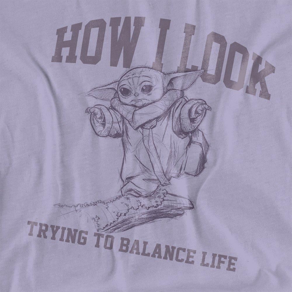 Purple - Star Wars - Star Wars The Mandalorian Trying To Balance Life T - 2