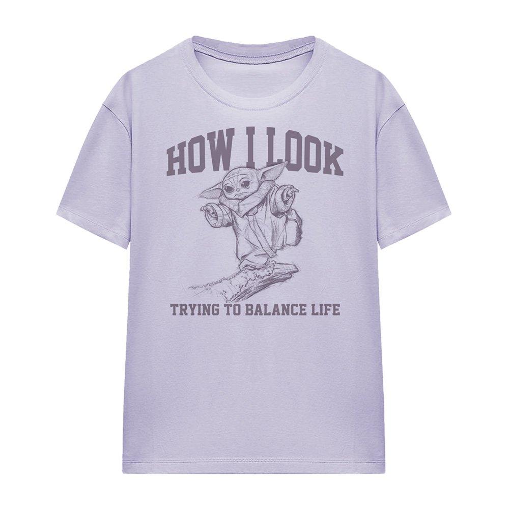 Purple - Star Wars - Star Wars The Mandalorian Trying To Balance Life T - 4