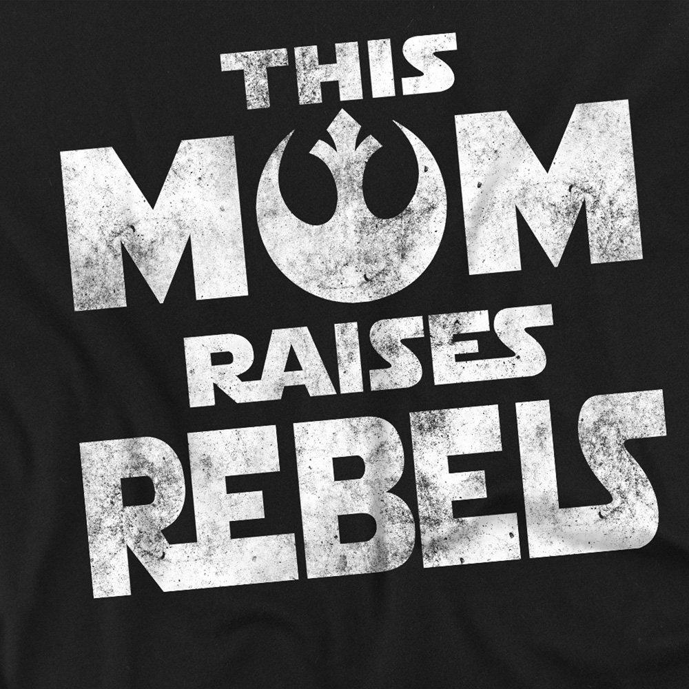 Black - Star Wars - Star Wars Mothers Day Mom Raises Rebels Long Slee - 2