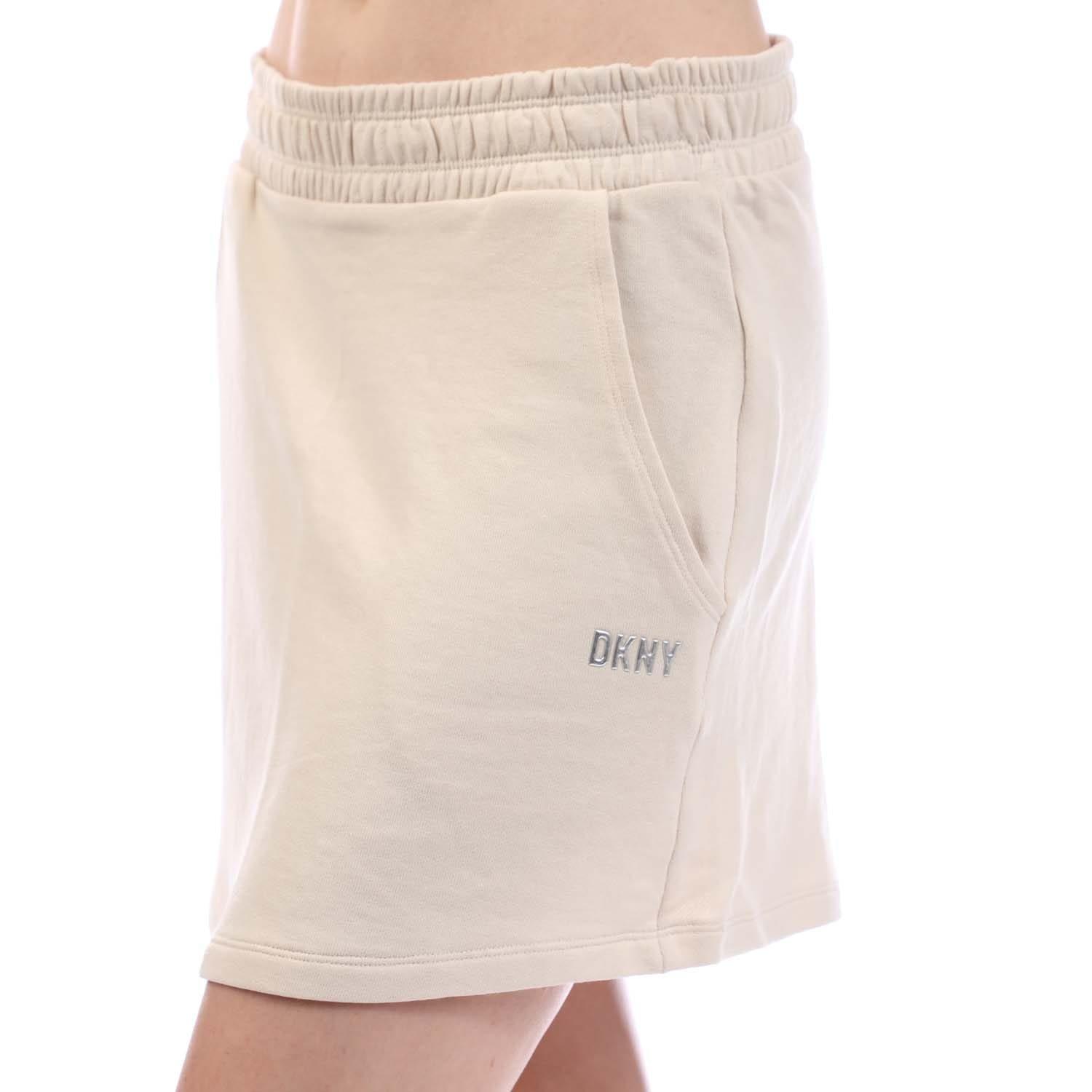 Grey - DKNY - Classic-Fit Metallic Logo Mini-Skirt - 4
