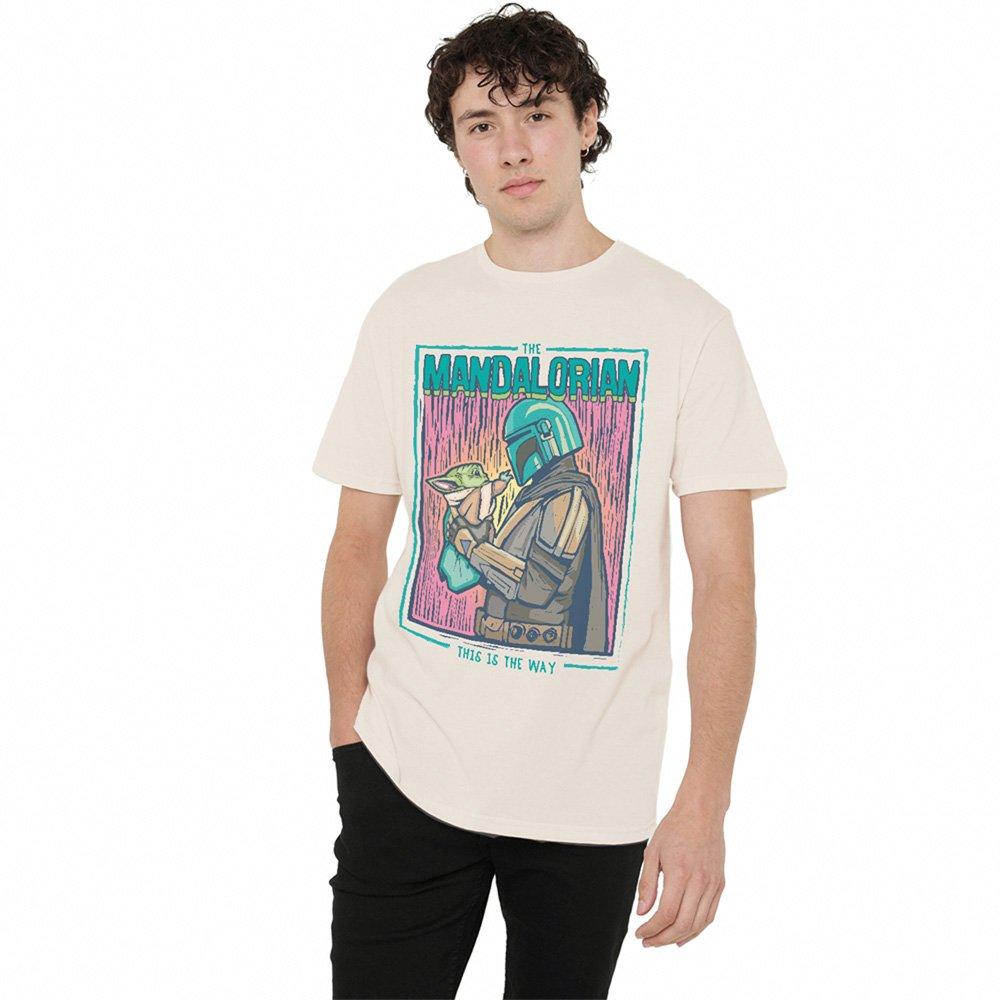 Beige - Star Wars - The Mandalorian This Is The Linocut Way Unisex T-S - 1