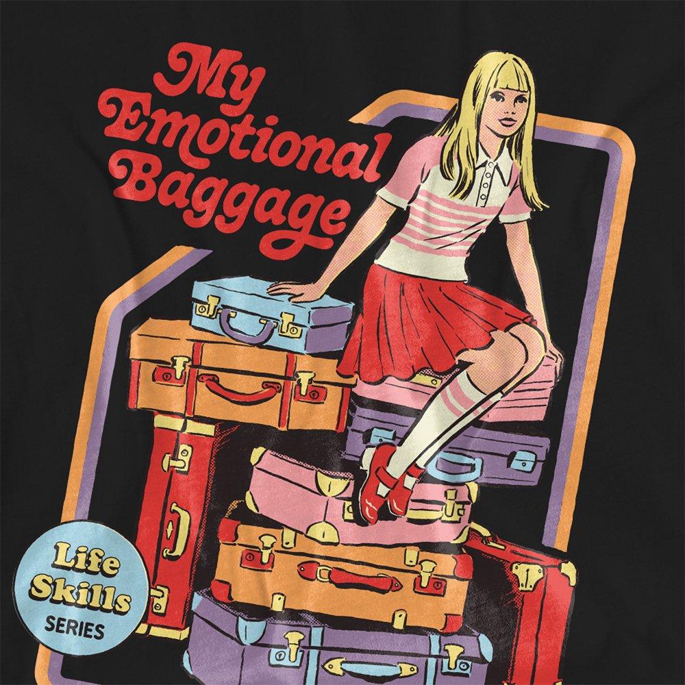 Black - Steven Rhodes - Steven Rhodes My Emotional Baggage T Shirt Black - 2
