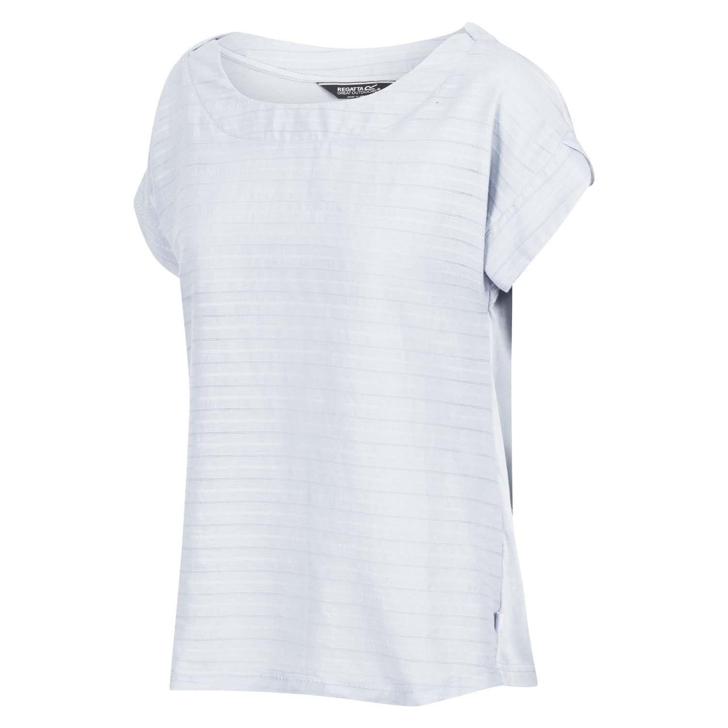 White - Regatta - Adine Stripe Dobby Top - 1